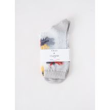 CLOVIS & CLOTHILDE - Chaussettes gris en coton - Femme - Taille 38 - Modz