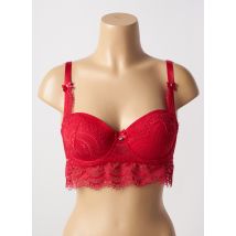 ESCORT - Soutien-gorge rouge en polyamide - Femme - Taille 90B - Modz