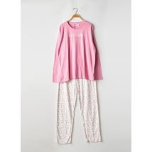 ADMAS - Pyjama rose en coton - Femme - Taille 42 - Modz