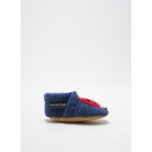 HAFLINGER - Chaussons/Pantoufles bleu en textile - Fille - Taille 17 - Modz