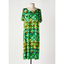 MARIA BELLENTANI - Robe mi-longue vert en viscose - Femme - Taille 42 - Modz