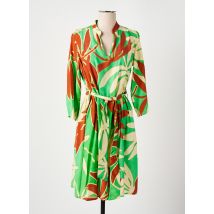 MARIA BELLENTANI - Robe mi-longue vert en viscose - Femme - Taille 40 - Modz