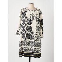 MARIA BELLENTANI - Robe mi-longue beige en viscose - Femme - Taille 42 - Modz