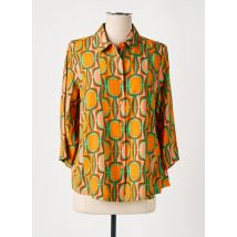MARIA BELLENTANI - Chemisier orange en viscose - Femme - Taille 38 - Modz