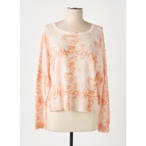 YERSE - Pull orange en lin - Femme - Taille 40 - Modz