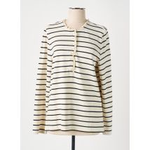 YERSE - T-shirt noir en coton - Femme - Taille 40 - Modz