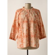 YERSE - Chemisier orange en coton - Femme - Taille 44 - Modz