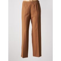 MARIA BELLENTANI - Pantalon droit marron en viscose - Femme - Taille 44 - Modz