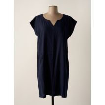 BASTINGAGE - Robe courte bleu en lin - Femme - Taille 36 - Modz