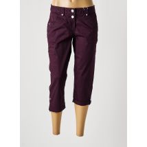 CECIL - Pantacourt violet en coton - Femme - Taille W25 - Modz