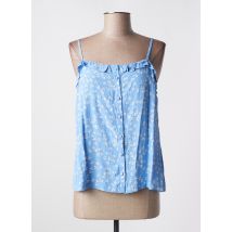 GRACE - Chemisier bleu en viscose - Femme - Taille 40 - Modz