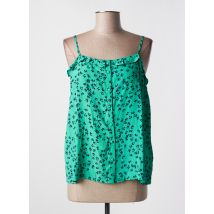 GRACE - Chemisier vert en viscose - Femme - Taille 40 - Modz