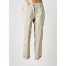 EAST DRIVE - Pantalon 7/8 beige en coton - Femme - Taille 40 - Modz