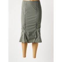 CHRISTINE LAURE - Jupe mi-longue gris en polyamide - Femme - Taille 38 - Modz