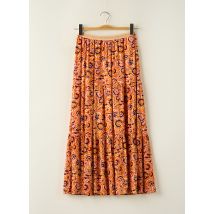 LOLA ESPELETA - Jupe longue orange en viscose - Femme - Taille 34 - Modz