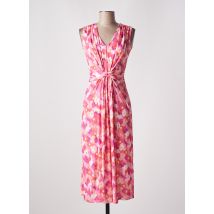 JULIE GUERLANDE - Robe mi-longue rose en polyester - Femme - Taille 38 - Modz