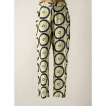 STORIATIPIC - Pantalon droit beige en viscose - Femme - Taille 40 - Modz