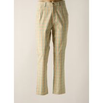 CHARLIE JOE - Pantalon droit beige en coton - Femme - Taille 36 - Modz
