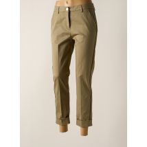IKKS - Pantalon 7/8 vert en coton - Femme - Taille 38 - Modz