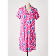 SENORETTA - Chemise de nuit rose en coton - Femme - Taille 38 - Modz