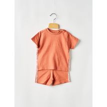NOPPIES - Ensemble short orange en coton - Garçon - Taille TU - Modz