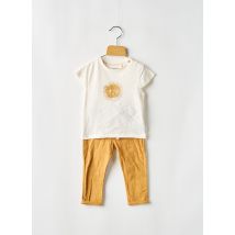 NOPPIES - Ensemble pantalon jaune en coton - Fille - Taille TU - Modz