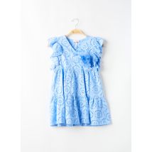 PLEASE - Robe courte bleu en coton - Fille - Taille TU - Modz