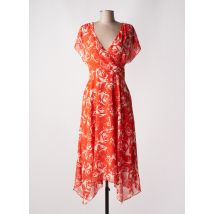 ESPRIT - Robe mi-longue orange en polyester - Femme - Taille 36 - Modz