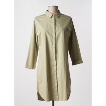 HAPPY - Robe courte vert en coton - Femme - Taille 36 - Modz