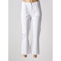 HAPPY - Pantalon 7/8 blanc en coton - Femme - Taille W28 - Modz