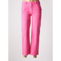 HAPPY - Pantalon 7/8 rose en coton - Femme - Taille W28 - Modz