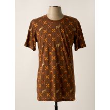 REALLY DOESN'T MATTER - T-shirt marron en coton - Homme - Taille S - Modz