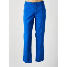 L'IMPECCABLE MARCEL - Pantalon chino bleu en coton - Homme - Taille 44 - Modz