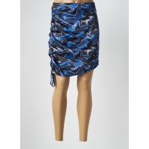 OLGA LEYERS - Jupe courte bleu en polyester - Femme - Taille 42 - Modz