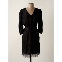 IKKS - Robe mi-longue noir en viscose - Femme - Taille 34 - Modz