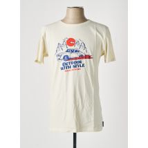 PULL IN - T-shirt beige en coton - Homme - Taille M - Modz