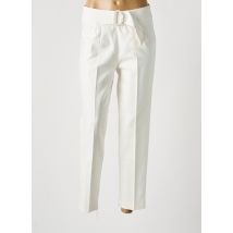 MORGAN - Pantalon 7/8 beige en coton - Femme - Taille 44 - Modz