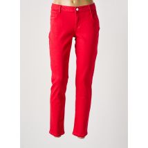 MORGAN - Jeans skinny rouge en coton - Femme - Taille 42 - Modz