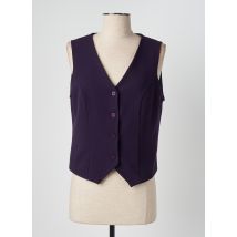 LE PETIT BAIGNEUR - Gilet sans manche violet en polyester - Femme - Taille 38 - Modz