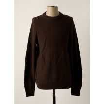SELECTED - Pull marron en coton - Homme - Taille S - Modz