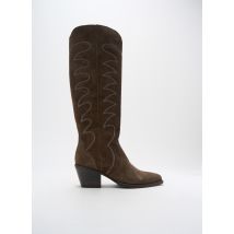 MURATTI - Bottes marron en cuir - Femme - Taille 36 - Modz