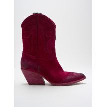 ELENA IACHI - Bottines/Boots rose en cuir - Femme - Taille 36 - Modz