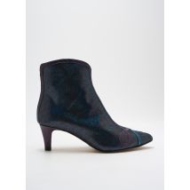 CRÉATIS - Bottines/Boots bleu en cuir - Femme - Taille 40 - Modz