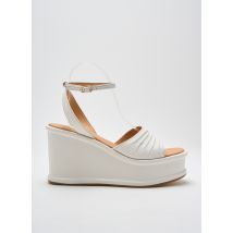 ELVIO ZANON - Sandales/Nu pieds blanc en cuir - Femme - Taille 39 - Modz