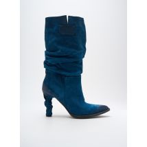 A.S.98 - Bottes bleu en cuir - Femme - Taille 38 - Modz
