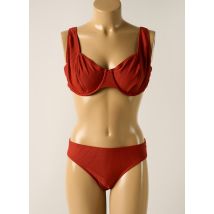 PROTEST - Maillot de bain 2 pièces orange en polyester - Femme - Taille TU - Modz