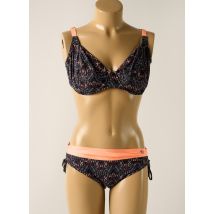 SALÉE - Maillot de bain 2 pièces noir en polyamide - Femme - Taille TU - Modz