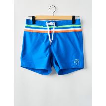 WATTS - Short de bain bleu clair en polyester - Homme - Taille S - Modz