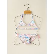 BORABORA - Maillot de bain 2 pièces blanc en polyamide - Fille - Taille TU - Modz
