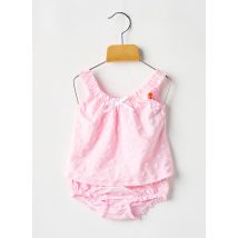 BORABORA - Maillot de bain 2 pièces rose en polyamide - Fille - Taille TU - Modz